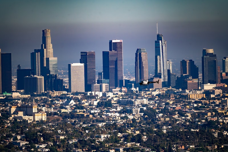 Los Angeles at dusk